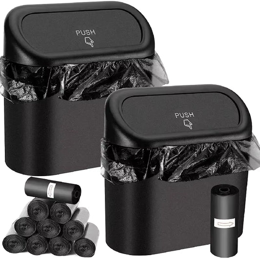 Ryvano™ Compact Car Trash Can (Fits in Cup Holder)