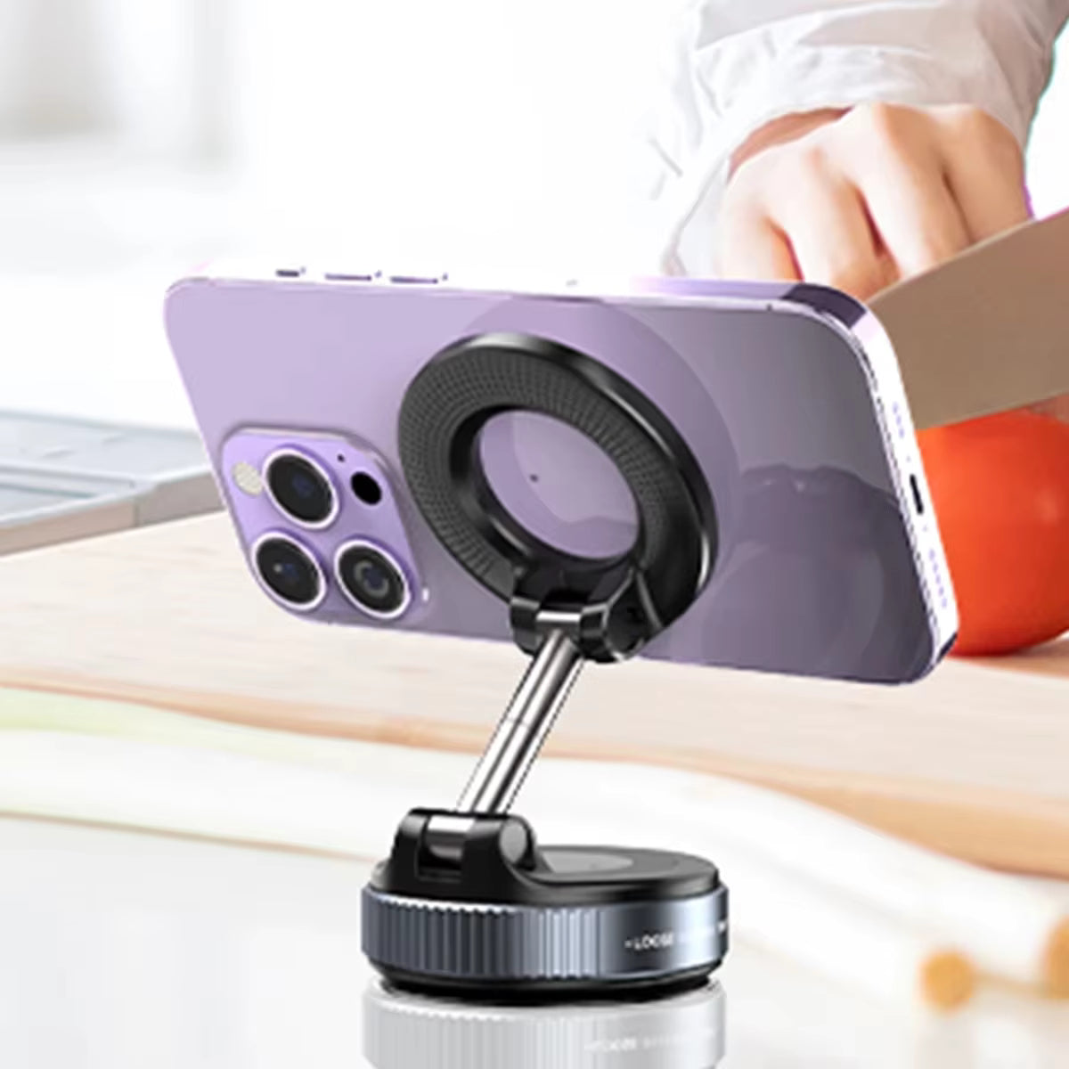 Ryvano™ 360° Magnetic Car Phone Holder – Strong Suction Mount